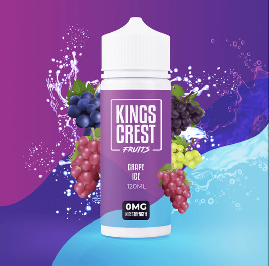 King's Crest Fruits - Grape Ice - Captain Flavour - Humo por Vapor